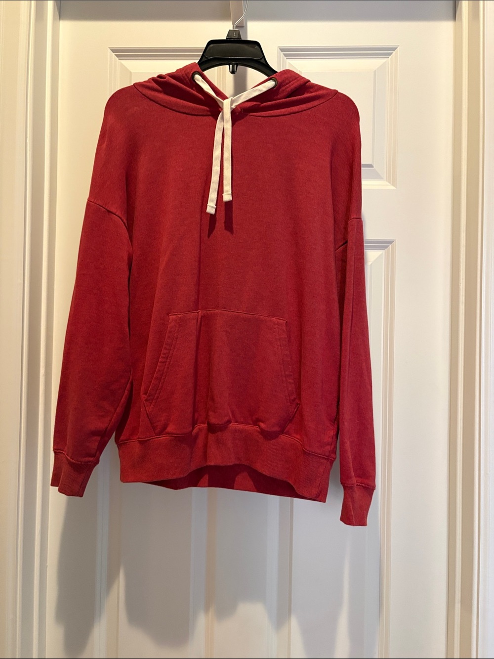 Buffalo David Bitton Red Hooded Crewneck Sweater